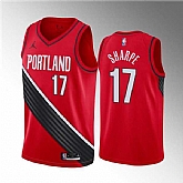 Portland Trail Blazers #17 Shaedon Sharpe Red Statement Edition Stitched Basketball Jersey Dzhi,baseball caps,new era cap wholesale,wholesale hats